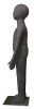 3' 2" Black Full Body Bendable Child Mannequin - Image 2 of 0