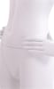 Matte white female mannequins 3 poses egghead and headless retail display set with glass base - Image 17 of 0