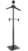matte black womens countertop form with hanger display - Image 1 of 0