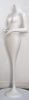 High-end mermaid mannequin dress form hands in front with trumpet base by Mannequins Express - Image 2 of 0