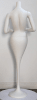 High-end mermaid mannequin dress form hands in front with trumpet base by Mannequins Express - Image 3 of 0
