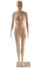 6 ft fleshtone unbreakable female mannequin with rotating head and arms retail display form with base included - Image 2 of 0