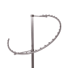 satin nickel spiral garment rack retail display mannequins express - Image 2 of 0