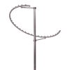 satin nickel spiral garment rack retail display mannequins express - Image 3 of 0