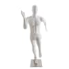 Trendy Sprinter Egghead Matte White Male Mannequin - Image 2 of 0