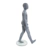 slate gray walking kid mannequin retail display Mannequins Express - Image 2 of 0