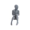 slate gray seated kid mannequin retail display zing display - Image 4 of 0