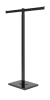 matte black adjustable garment rack retail display mannequins express - Image 2 of 0
