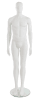 trendy abstract matte white male mannequin pose 4 retail display mannequins express - Image 1 of 0