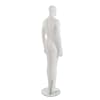trendy abstract matte white male mannequin pose 4 retail display mannequins express - Image 4 of 0