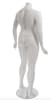 Matte White Headless Plus Size Female Mannequin - Pose 2 - Image 2 of 0