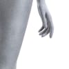 egghead female mannequin slate gray arms at sides pose 2 - Image 7 of 0