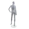 egghead female mannequin slate gray left hand on hip pose 4 - Image 4 of 0