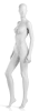 Trendy Matte White Female Mannequin - Pose 1 - Image 1 of 0