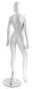 Trendy Matte White Female Mannequin - Pose 1 - Image 4 of 0