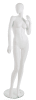 trendy egghead matte white female mannequin pose 2 - Image 1 of 0