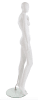 trendy egghead matte white female mannequin pose 2 - Image 2 of 0