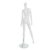 trendy egghead matte white female mannequin pose 4 - Image 4 of 0