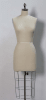 size 4 female canvas dressmaker form collapsible shoulders rolling base mannequins express - Image 1 of 0