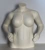 plus size female torso mannequin hands on hips swiss coffee retail display mannequins express - Image 1 of 0