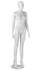 Glossy White Plastic Female Mannequin Removable Egghead - Image 1 of 0