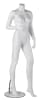 Glossy White Headless Female Fiberglass Mannequin - Image 2 of 0
