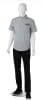 Glossy White Plastic Male Mannequin Removable Egghead - Image 2 of 0