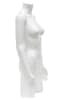 Glossy white female half body tabletop form torso - Image 4 of 0