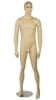 Full-size male mannequin with molded blonde hair and chrome base from Mannequins Express - Image 2 of 0