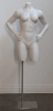 High End Fit Matte White Headless Female 3/4 Torso - Hands on Hips - Image 1 of 0