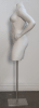 High End Fit Matte White Headless Female 3/4 Torso - Hands on Hips - Image 2 of 0