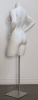High End Fit Matte White Headless Female 3/4 Torso - Hands on Hips - Image 3 of 0