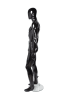 Unbreakable Glossy Black Male Egghead Mannequin - Image 3 of 0