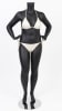 matte black plus size female mannequin hands on hips retail display mannequins express - Image 1 of 0