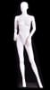 5.8 FT unbreakable white female abstract mannequin with metal base - Image 1 of 0