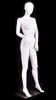 5.8 FT unbreakable white female abstract mannequin with metal base - Image 2 of 0