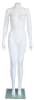 Matte White Headless Female Mannequin Arms at Side - Image 1 of 0