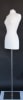 White Jersey Covered Female Dress Form with Metal Base - Size 4/6 - Image 2 of 0