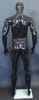 6'2" Muscular Matte Glossy Black Male Egghead Mannequin - Image 3 of 0