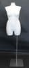 Plus Size White  Jersey Dress Form with base - Image 1 of 0