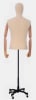 Male Dress Form with Wooden Adjustable Arms - Base with Wheels - Image 4 of 0