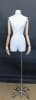 Female Dress Form with Wooden Adjustable Arms - Base with Wheels YBFWH2BN - Image 2 of 0