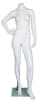 Matte White 5' 5" Headless Female Mannequin - Right Hand on Hip - Image 5 of 0