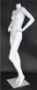 Matte White 5' 5" Headless Female Mannequin - Hands on Hips - Image 2 of 0