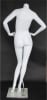 Matte White 5' 5" Headless Female Mannequin - Hands on Hips - Image 3 of 0