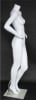 Matte White 5' 5" Headless Female Mannequin - Hands on Hips - Image 4 of 0