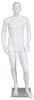 Teenage Male Matte White Abstract Mannequin - Image 4 of 0