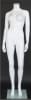 Matte White 5' 4" Headless Female Mannequin - Arms By Side - Image 1 of 0