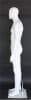 5'8" Abstract Egghead Matte White Male Mannequin - Image 2 of 0