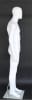 5'8" Abstract Egghead Matte White Male Mannequin - Image 4 of 0